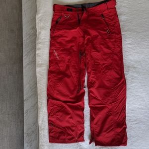 Volcom Size Small Red Snowboarding/Ski/Snow pants